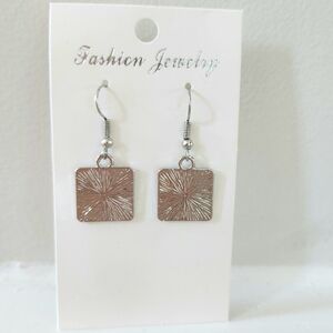 🔥2/$15 Nickel free square drop earrings